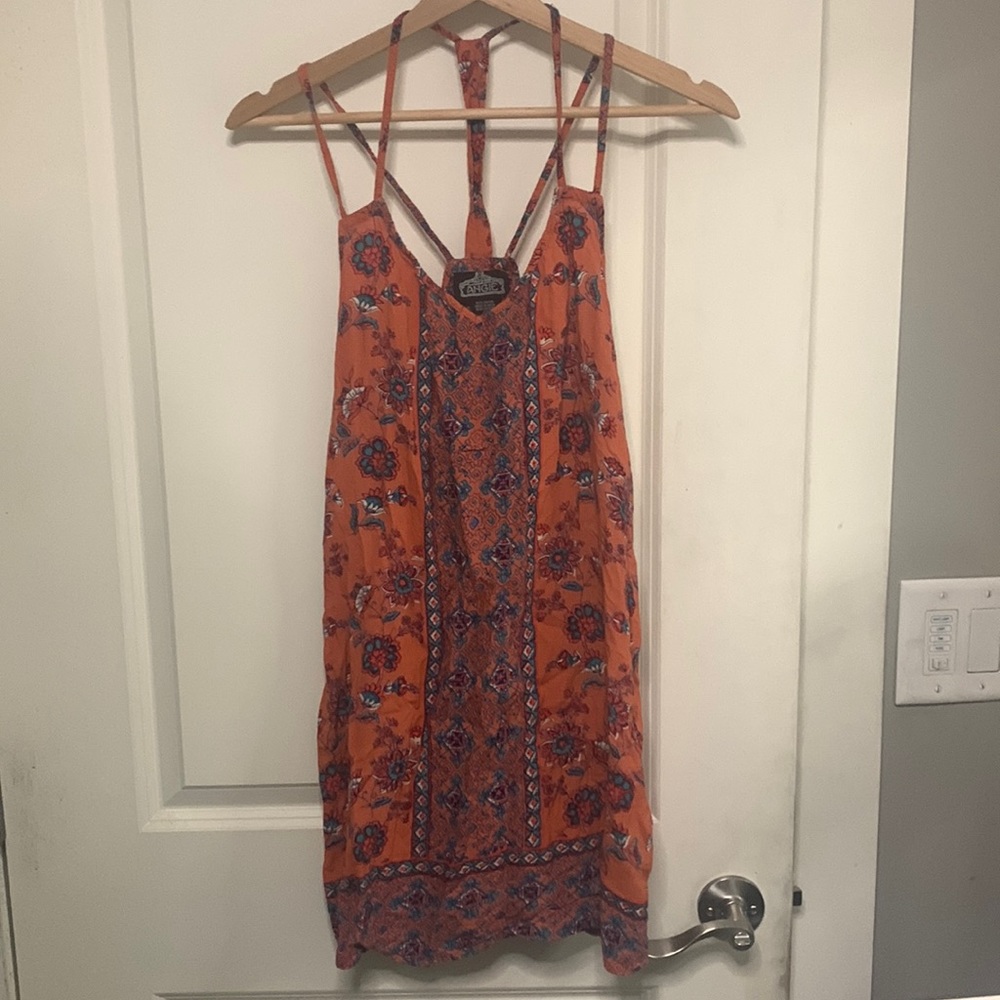 Orange summer dress